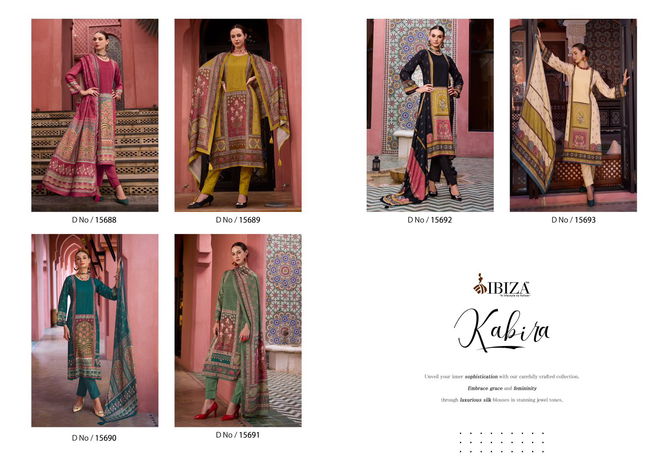 Kabira By Ibiza Viscose Pashmina Digital Printed Dress Material Wholesale Price In Surat